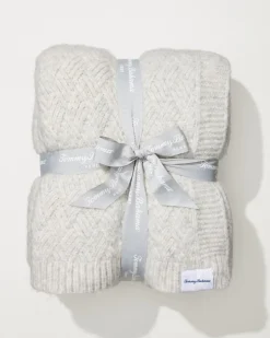 Tommy Bahama Treillage Knit Throw- Throws