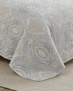 Tommy Bahama Turtle Cove 3-Piece King Quilt Set- Quilts & Blankets