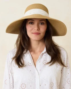 Tommy Bahama Ultra-Braid Bow Sun Hat-Women Hats & Caps