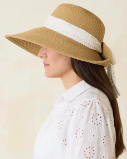Tommy Bahama Ultra-Braid Bow Sun Hat-Women Hats & Caps