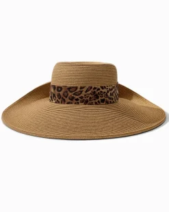 Tommy Bahama Ultra-Braid Fold Back Bow Hat-Women Hats & Caps