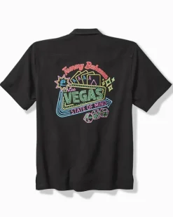 Tommy Bahama Vegas State of Mind Silk Camp Shirt- Shirts