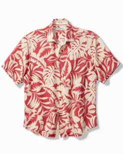 Tommy Bahama Veracruz Cay Lindavista Leaves Short-Sleeve Shirt- Shirts