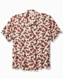 Tommy Bahama Veracruz Cay Ukelele Blooms Short-Sleeve Shirt- Shirts