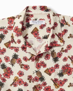 Tommy Bahama Veracruz Cay Ukelele Blooms Short-Sleeve Shirt- Shirts