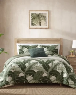 Tommy Bahama Vintage Palms 3-Piece Full/Queen Comforter Set- Comforters & Duvets