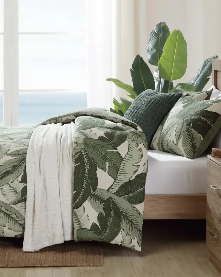 Tommy Bahama Vintage Palms 3-Piece King Comforter Set- Comforters & Duvets