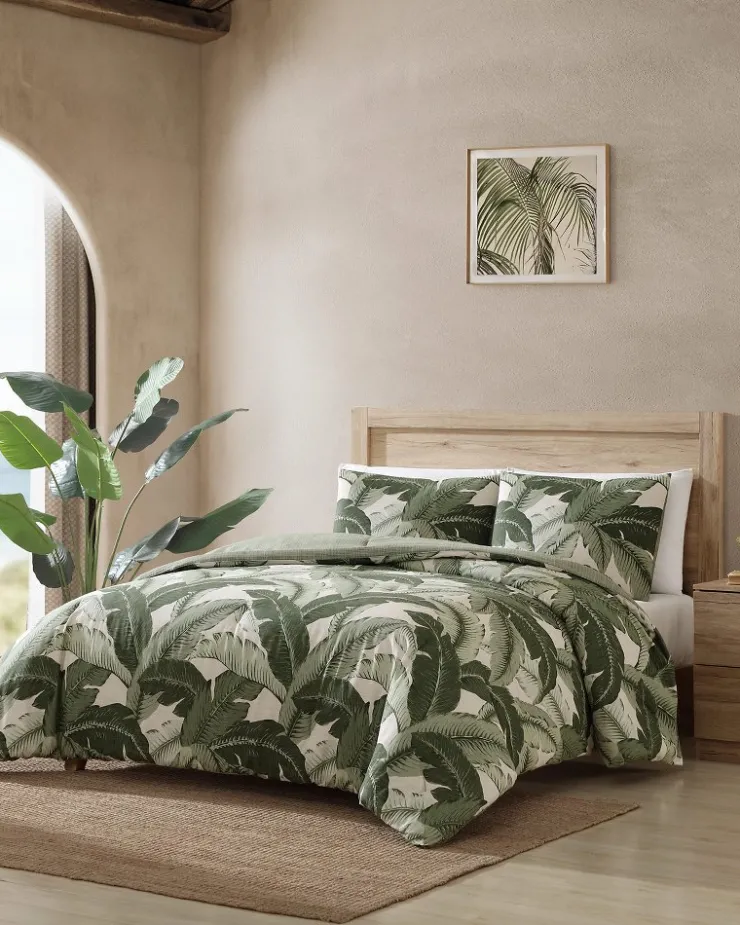 Tommy Bahama Vintage Palms 3-Piece King Comforter Set- Comforters & Duvets