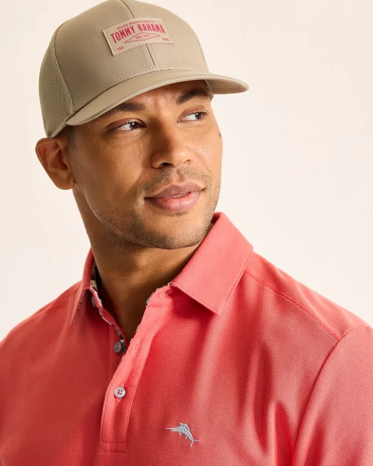 Tommy Bahama Vintage Packable Trucker Cap- Hats & Caps