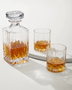 Tommy Bahama Viski® Admiral Decanter 3-Piece Set- Drinkware & Bar