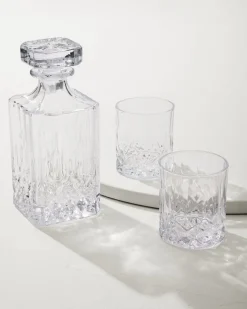 Tommy Bahama Viski® Admiral Decanter 3-Piece Set- Drinkware & Bar