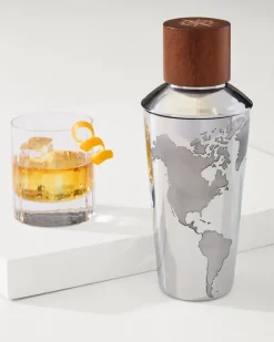 Tommy Bahama Viski® Globe 3-Piece Cocktail Shaker- Drinkware & Bar