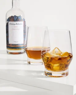 Tommy Bahama Viski® Heavy Base Crystal Whiskey Glasses - Set of 2- Drinkware & Bar