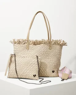 Tommy Bahama Vulcan Fringe Top Large Tote & Wristlet-Women Handbags & Clutches
