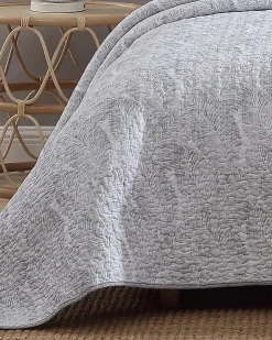 Tommy Bahama Water Leaves 2-Piece Twin Quilt Set- Quilts & Blankets