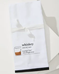 Tommy Bahama Whiskey Bar Towel- Drinkware & Bar