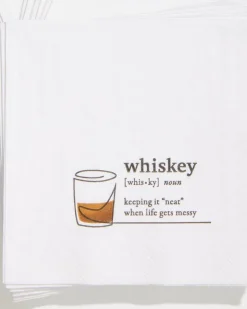 Tommy Bahama Whiskey Cocktail Napkins- Drinkware & Bar