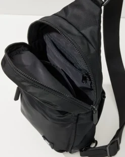 Tommy Bahama Willesden Black Sling Bag-Women Luggage & Travel|Handbags & Clutches