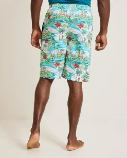 Tommy Bahama Woven Tropical Print Pajama Shorts- Loungewear & Pajamas