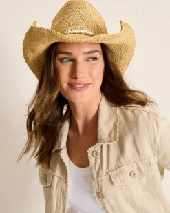 Tommy Bahama Zahara Raffia Cowboy Hat-Women Hats & Caps